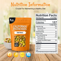 Oh! Nuts pistachios raw whole California: premium kernels with rich flavor.