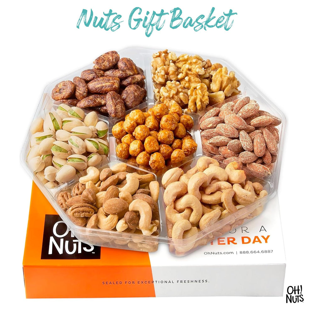 Oh! Nuts roasted jumbo cashews emphasize rich flavor and crunch.