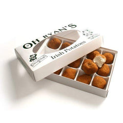 Oh Ryan's Irish Potatoes with cinnamon coating, a festive bite for St. Patrick's Day.