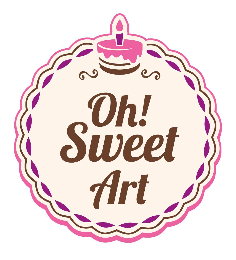 Oh! Sweet Art Rainbow Disco Cake Dust on fondant creates a vibrant, shimmering finish for cupcakes and cake pops.