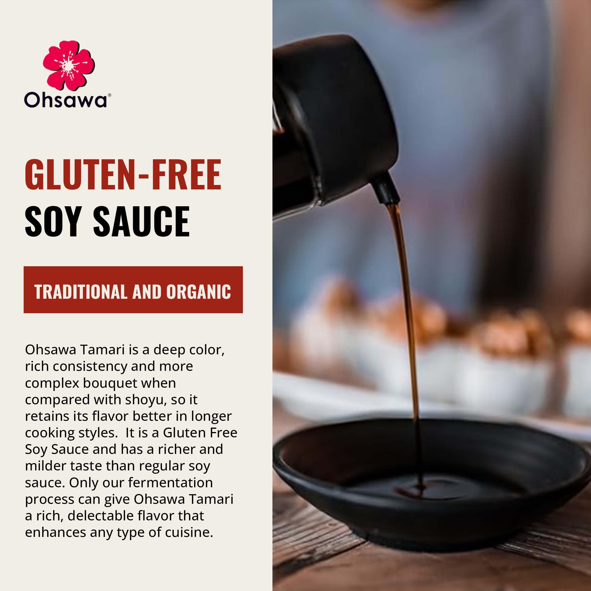 Ohsawa Organic Tamari used in stews and dressings.