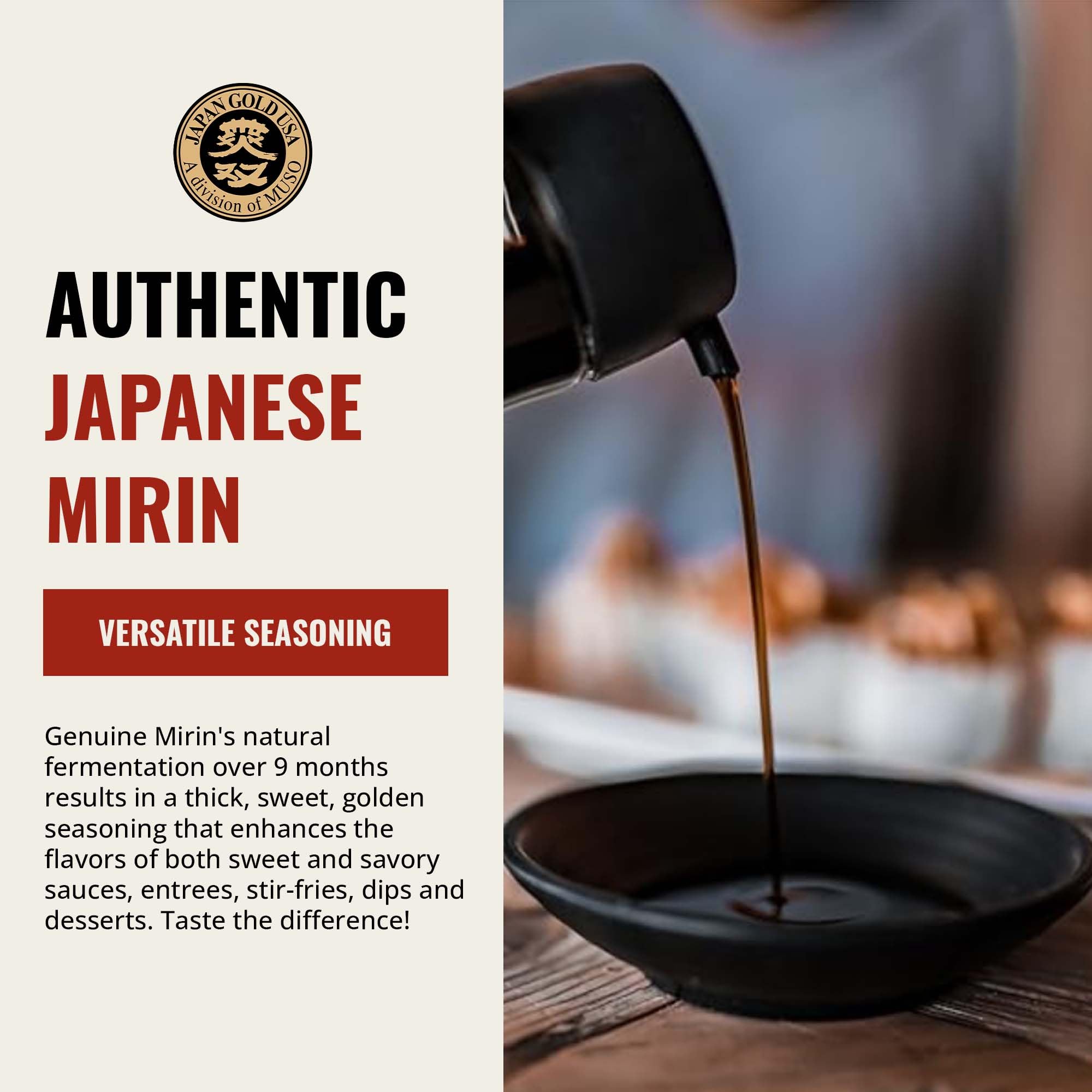 Ohsawa Mirin jar in a pantry illustrating versatile kitchen staple