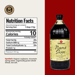 Ohsawa Nama Shoyu uses organic ingredients like soybeans and wheat for pure flavor.