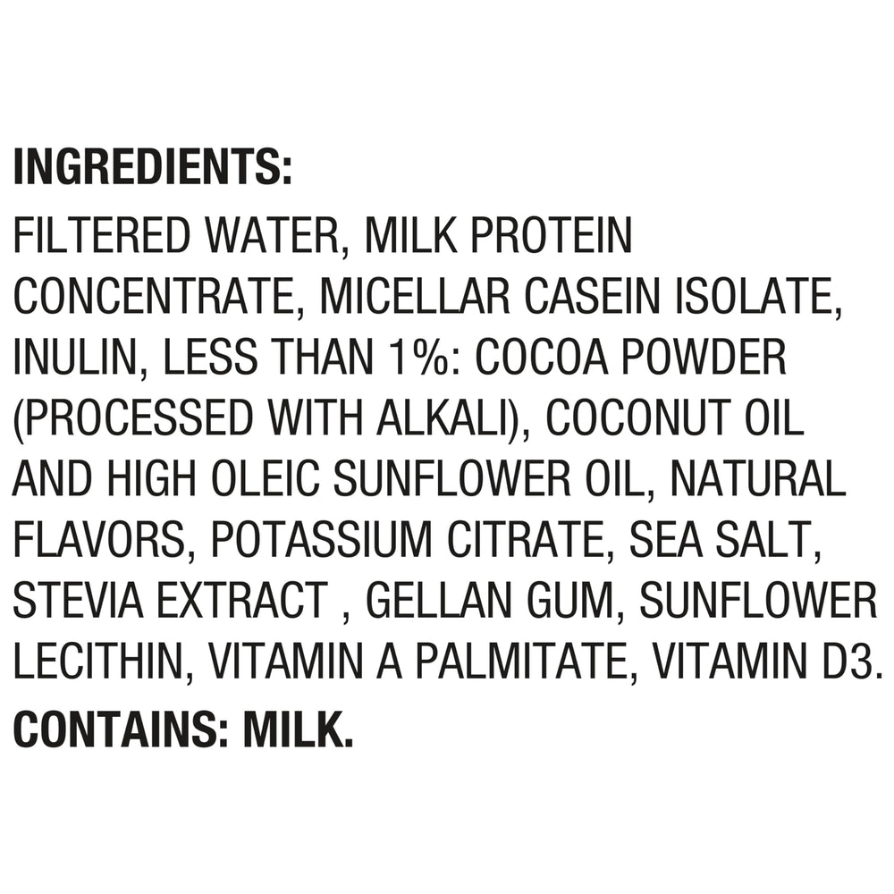 Oikos Chocolate Shake fiber content emphasizing 5g prebiotic fiber