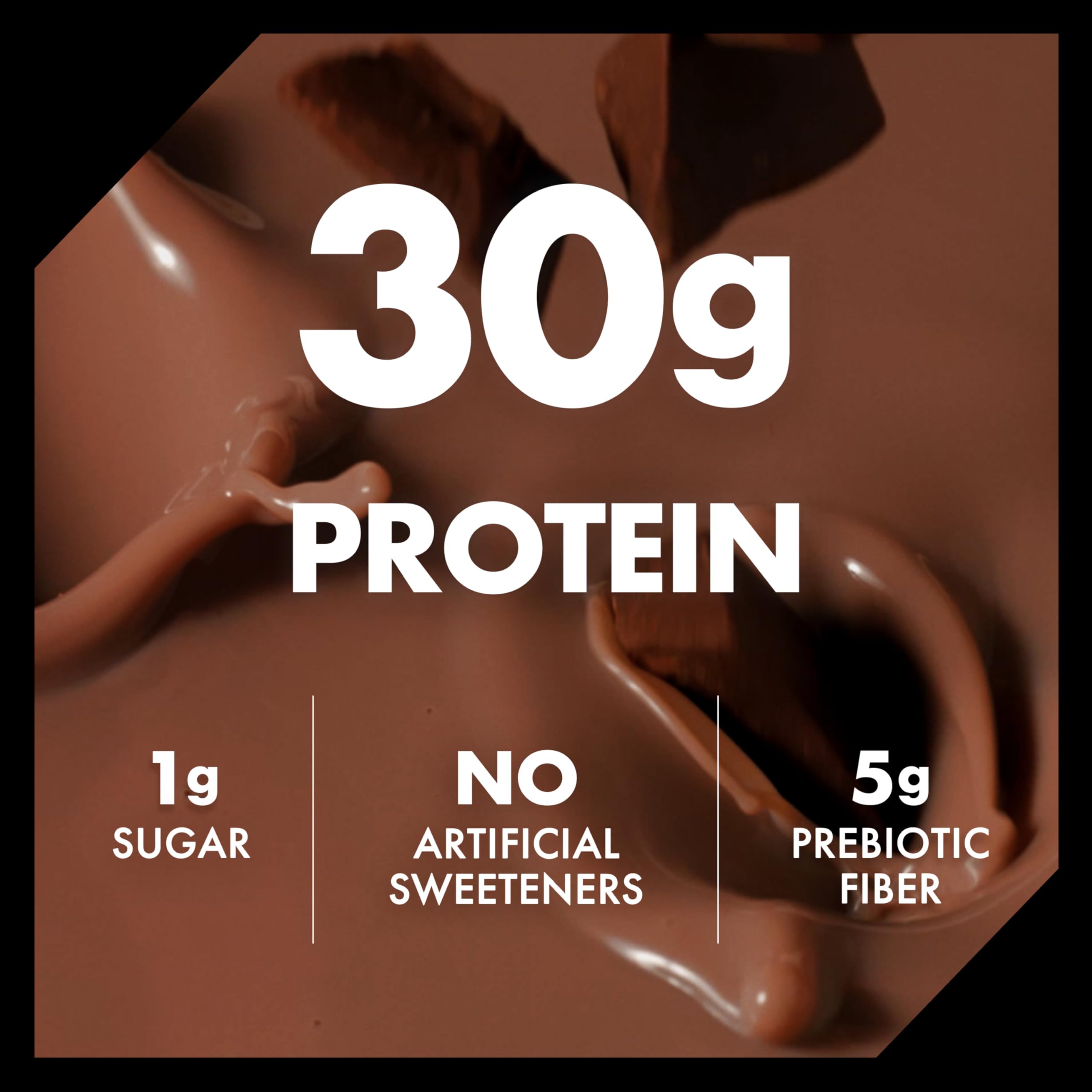 Oikos Chocolate Shake nutrition panel with vitamins A and D