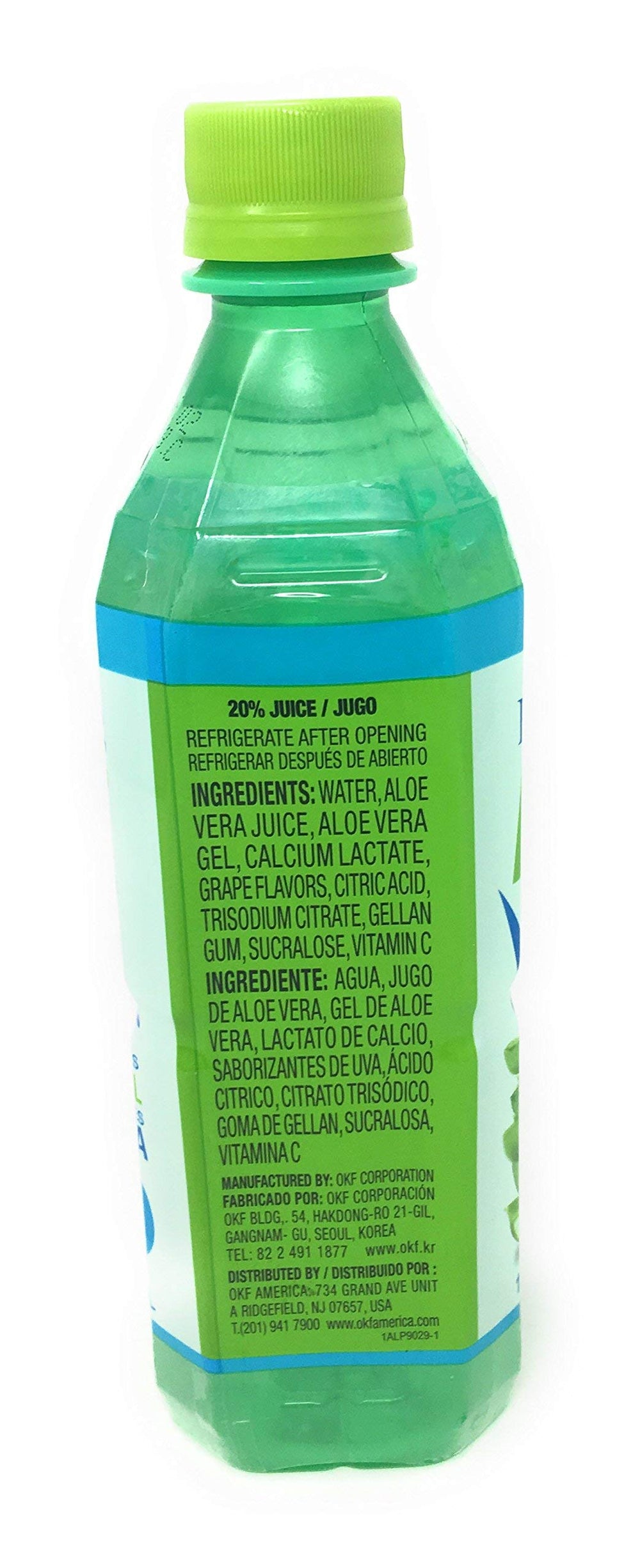OKF Aloe Vera Drink pour shot, easy to use as a tasty refreshment