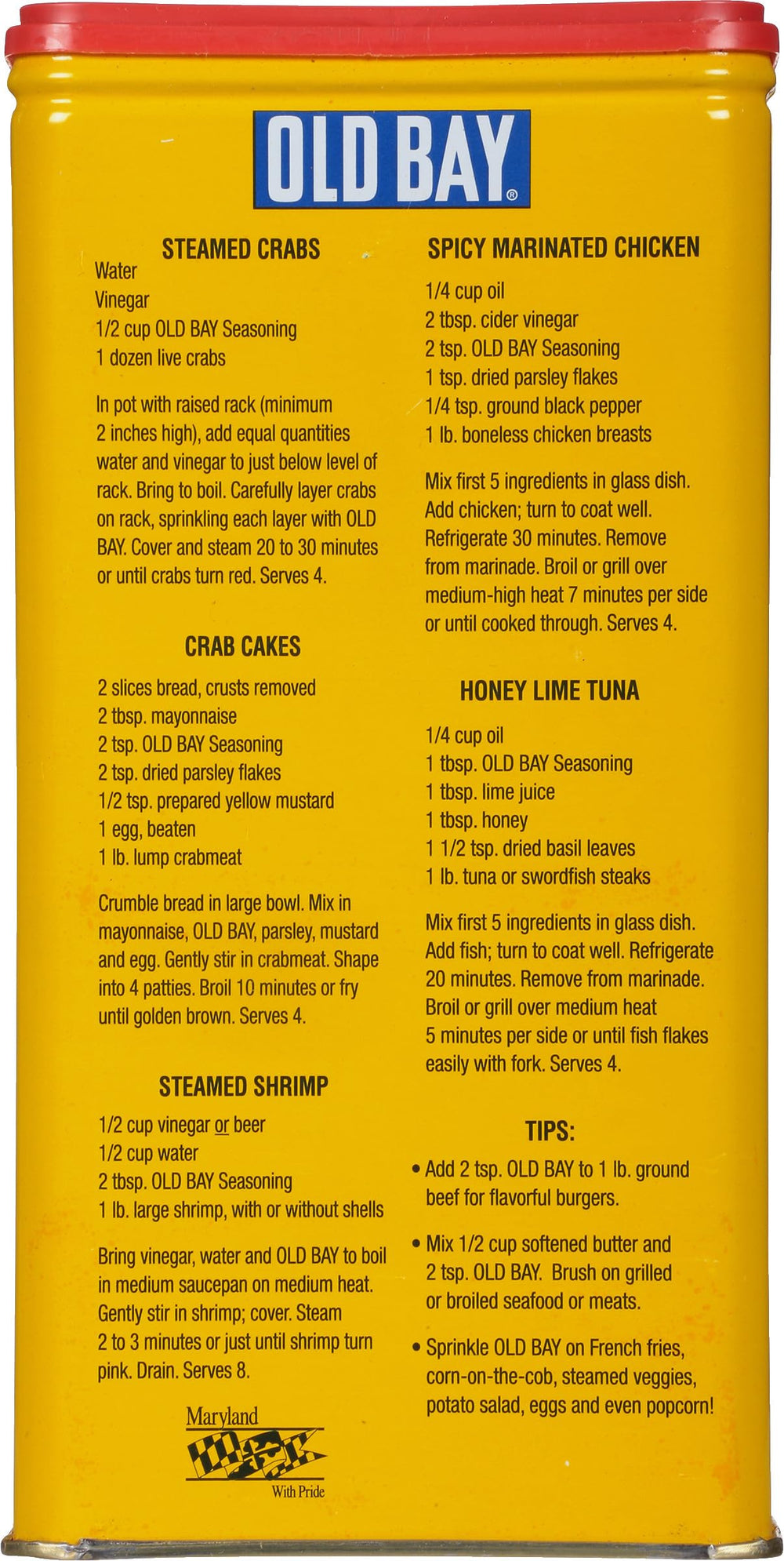 Close-up of OLD BAY 18-spice blend showing paprika and pepper notes