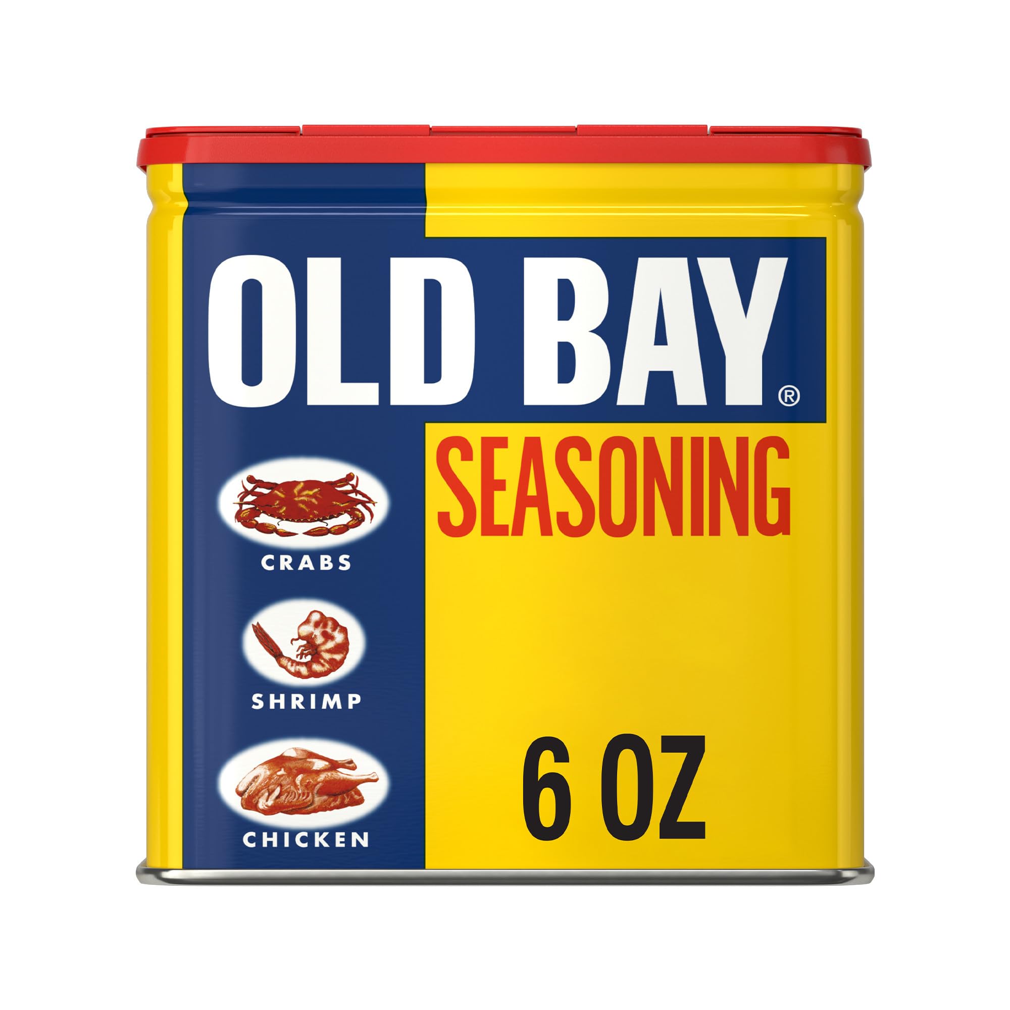 Old Bay Classic Seafood Seasoning bottle on the counter adds Chesapeake Bay flavor