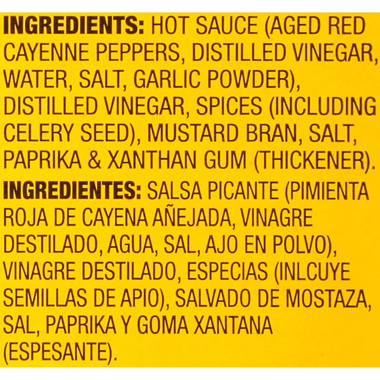 OLD BAY Hot Sauce 64oz bulk container highlights convenient back-of-house use.
