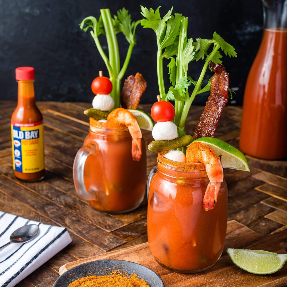 5 oz OLD BAY Hot Sauce packaging, convenient table-ready bottle