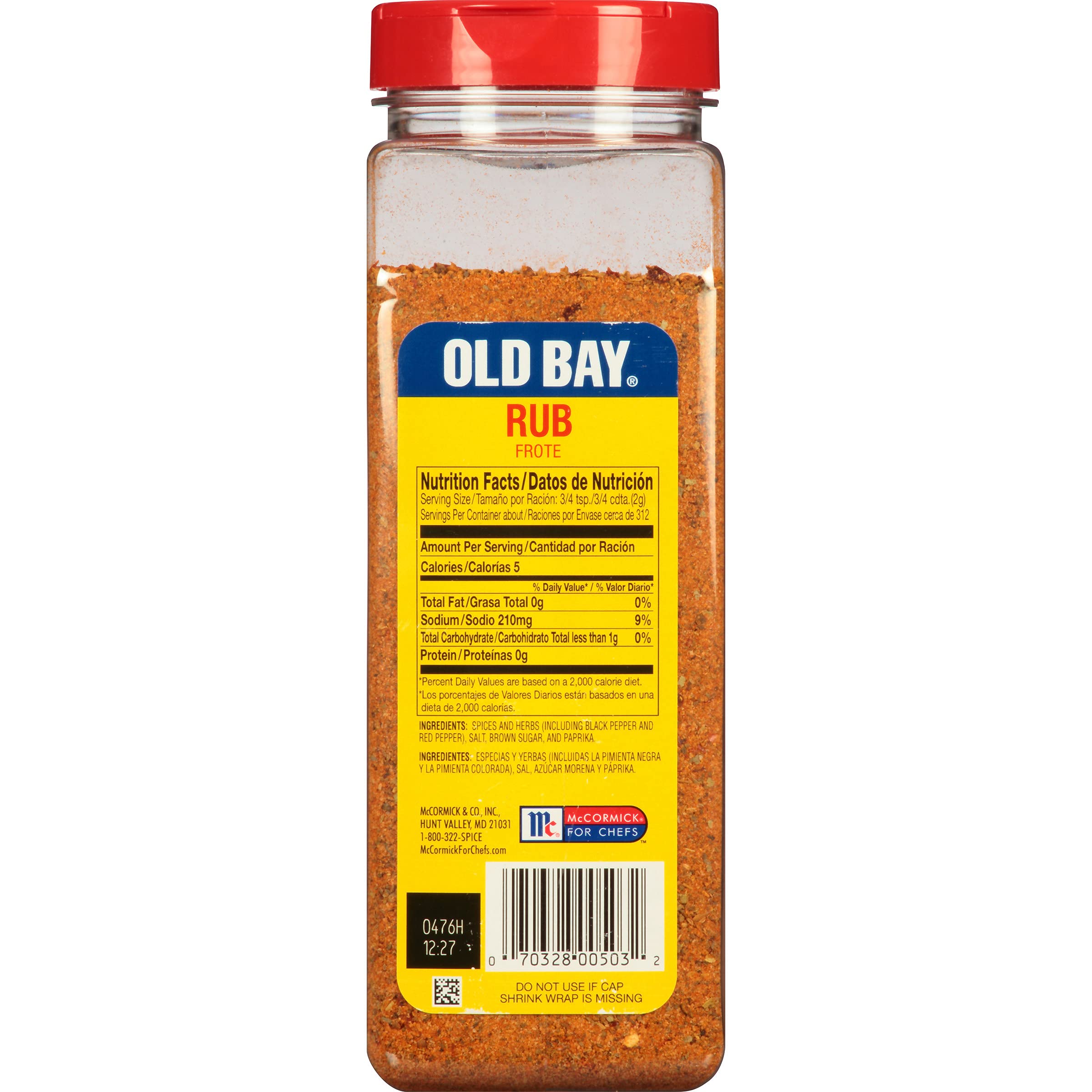 Grilled shrimp seasoned with OLD BAY Rub for robust seafood taste.