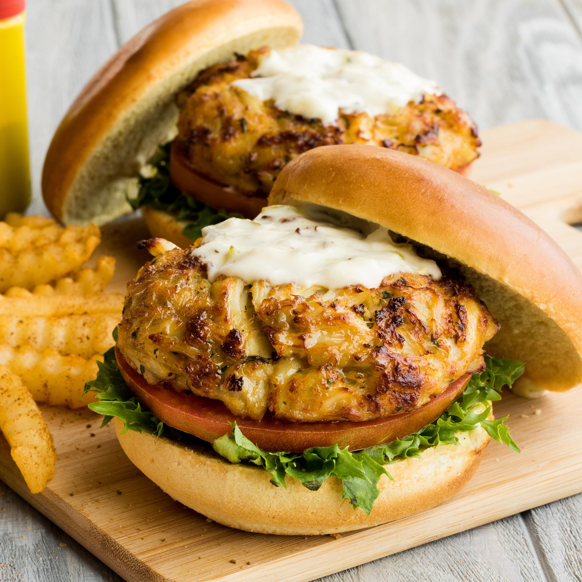 OLD BAY breaded chicken with seasoning.