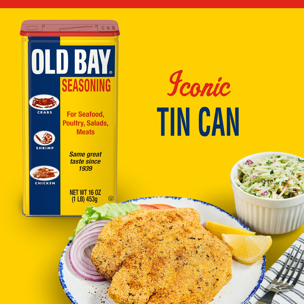 Seasoned chicken with OLD BAY for grilling or roasting at home