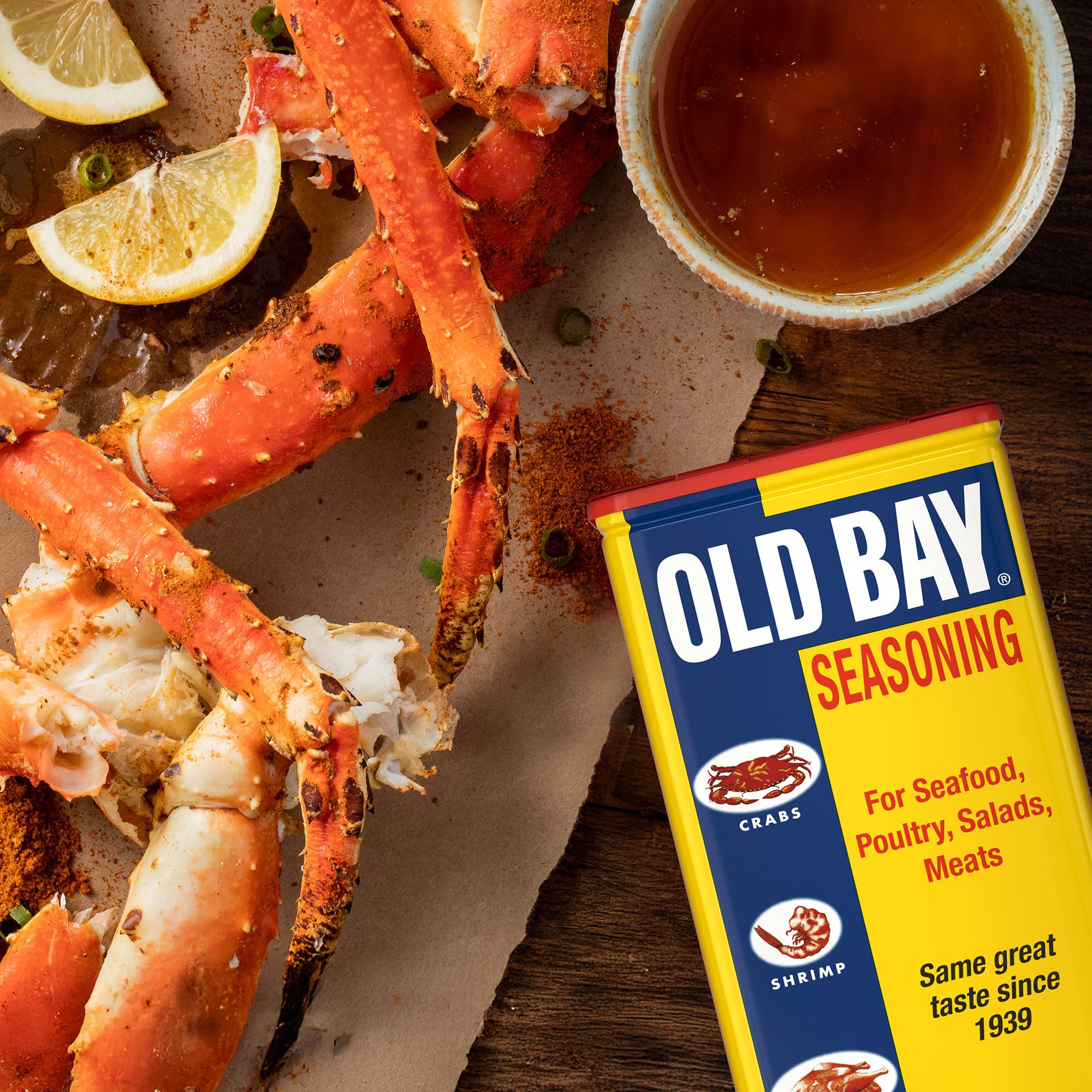 Seafood bowl seasoned with OLD BAY for restaurant-worthy flavor