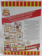 Side view of package on table, convenient snack for trips.
