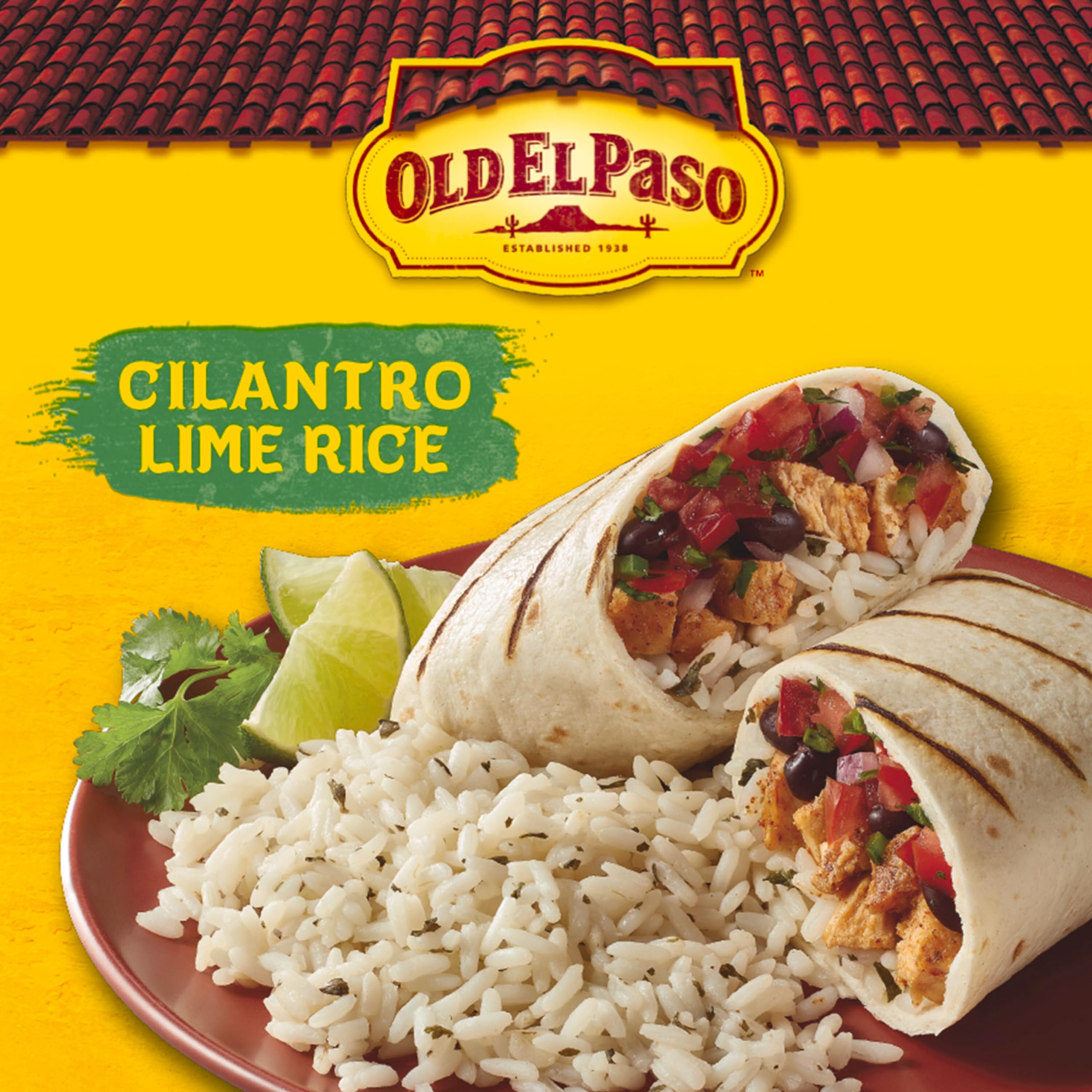 Microwave preparation of Old El Paso Cilantro Lime Rice