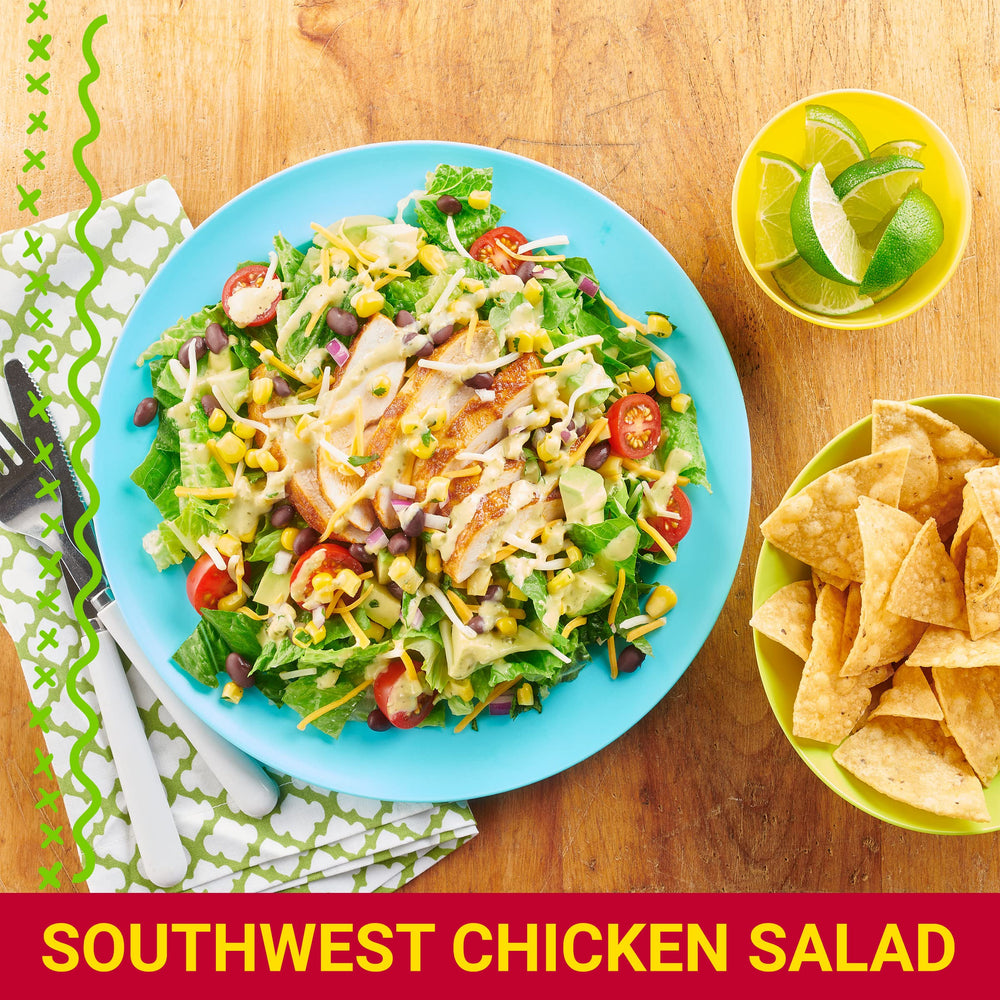 Old El Paso Creamy Salsa Verde close-up texture highlights creamy richness.