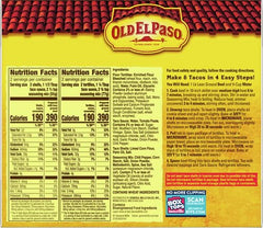 Old El Paso flour tortilla bowls for upright, tidy taco servings.
