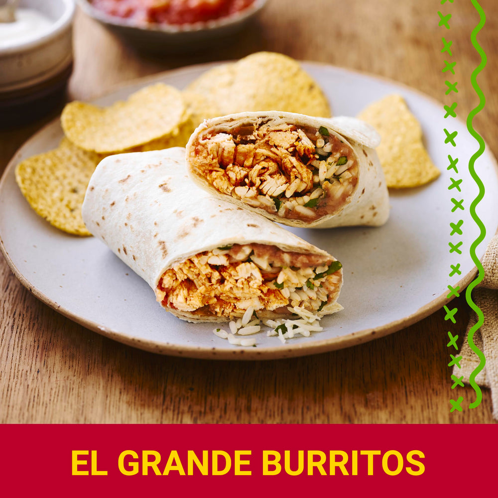 Old El Paso Grande Tortillas baked into homemade chips