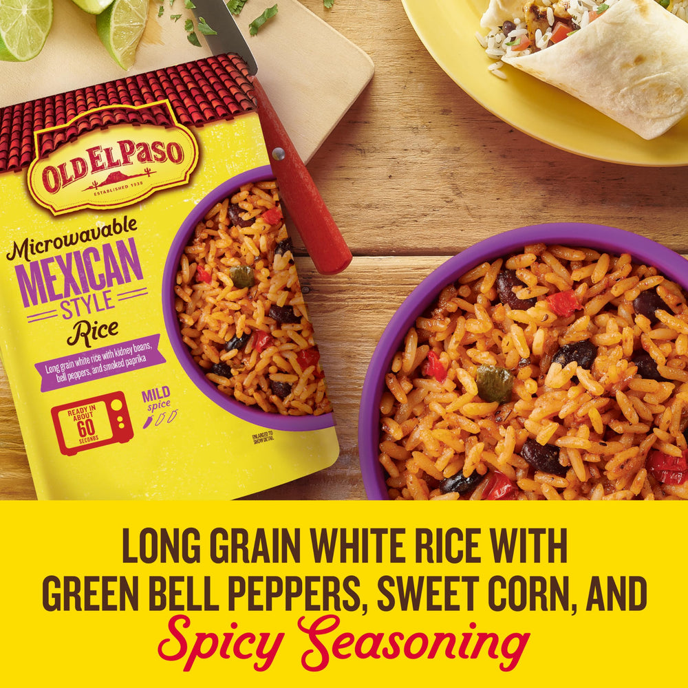 Serving rice with tacos for a satisfying Tex-Mex pairing.