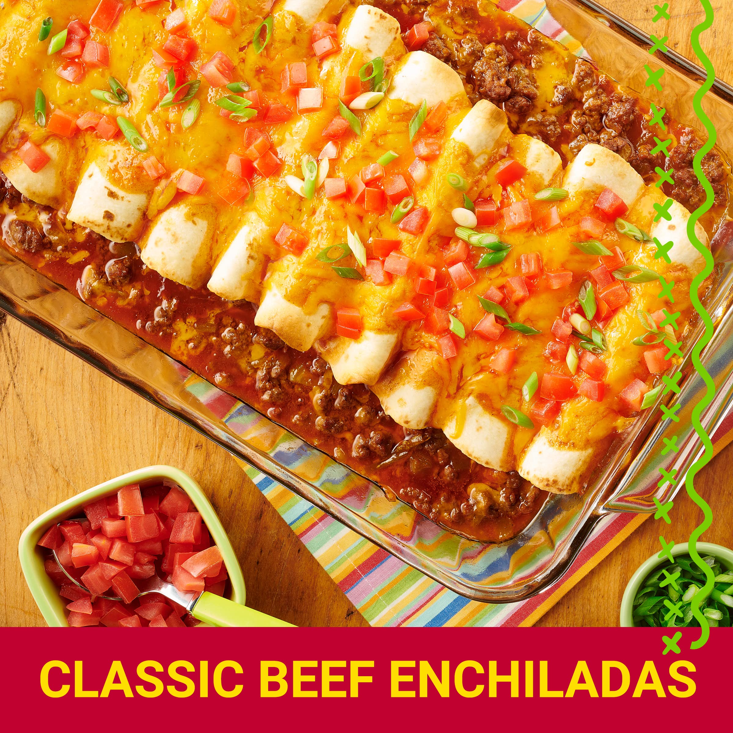 Microwave-ready Old El Paso flour tortillas in minutes
