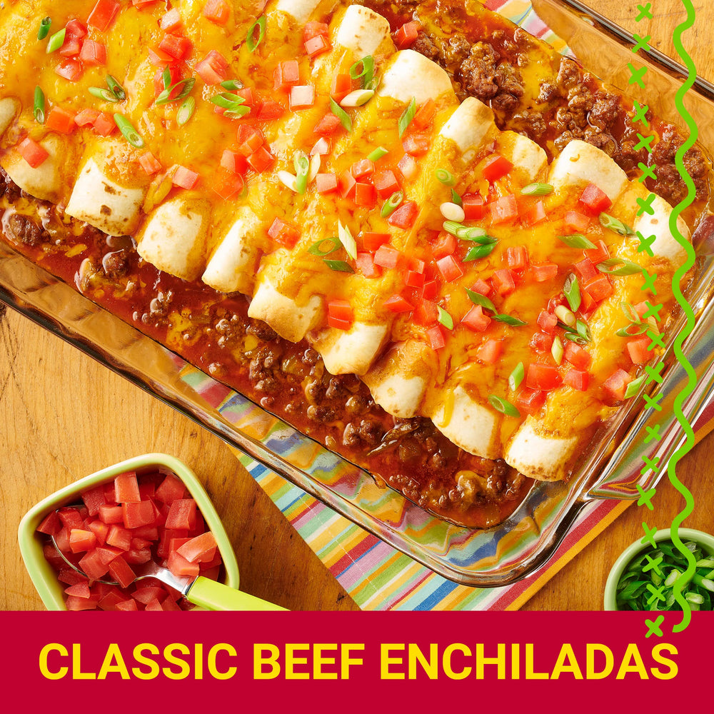 Microwave-ready Old El Paso flour tortillas in minutes