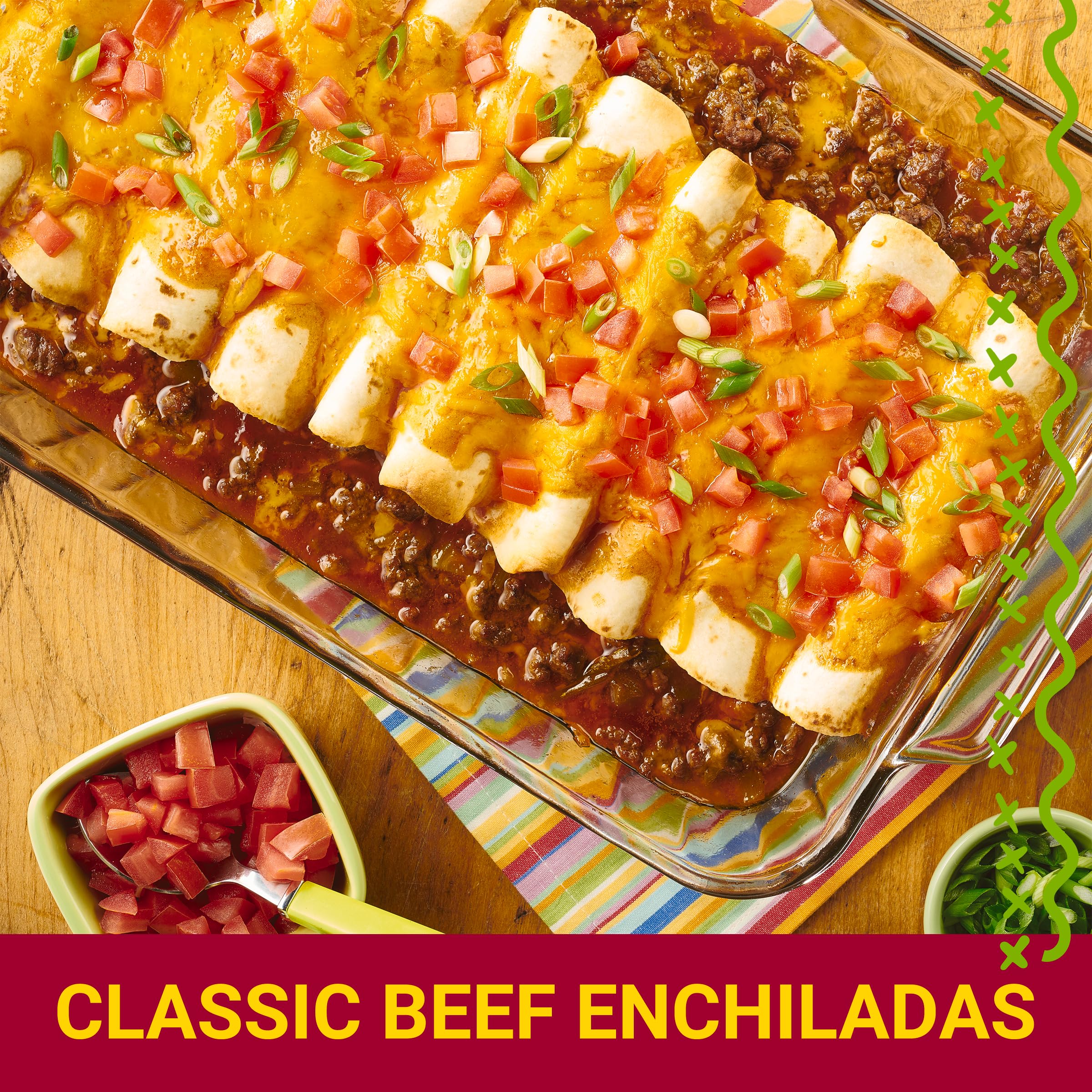Old El Paso 10-pack stored on shelf for easy weeknight dinners.