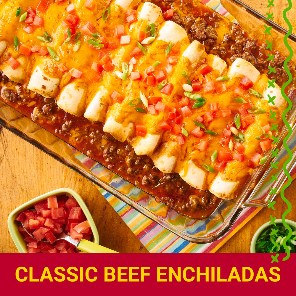 Old El Paso 10-pack stored on shelf for easy weeknight dinners.