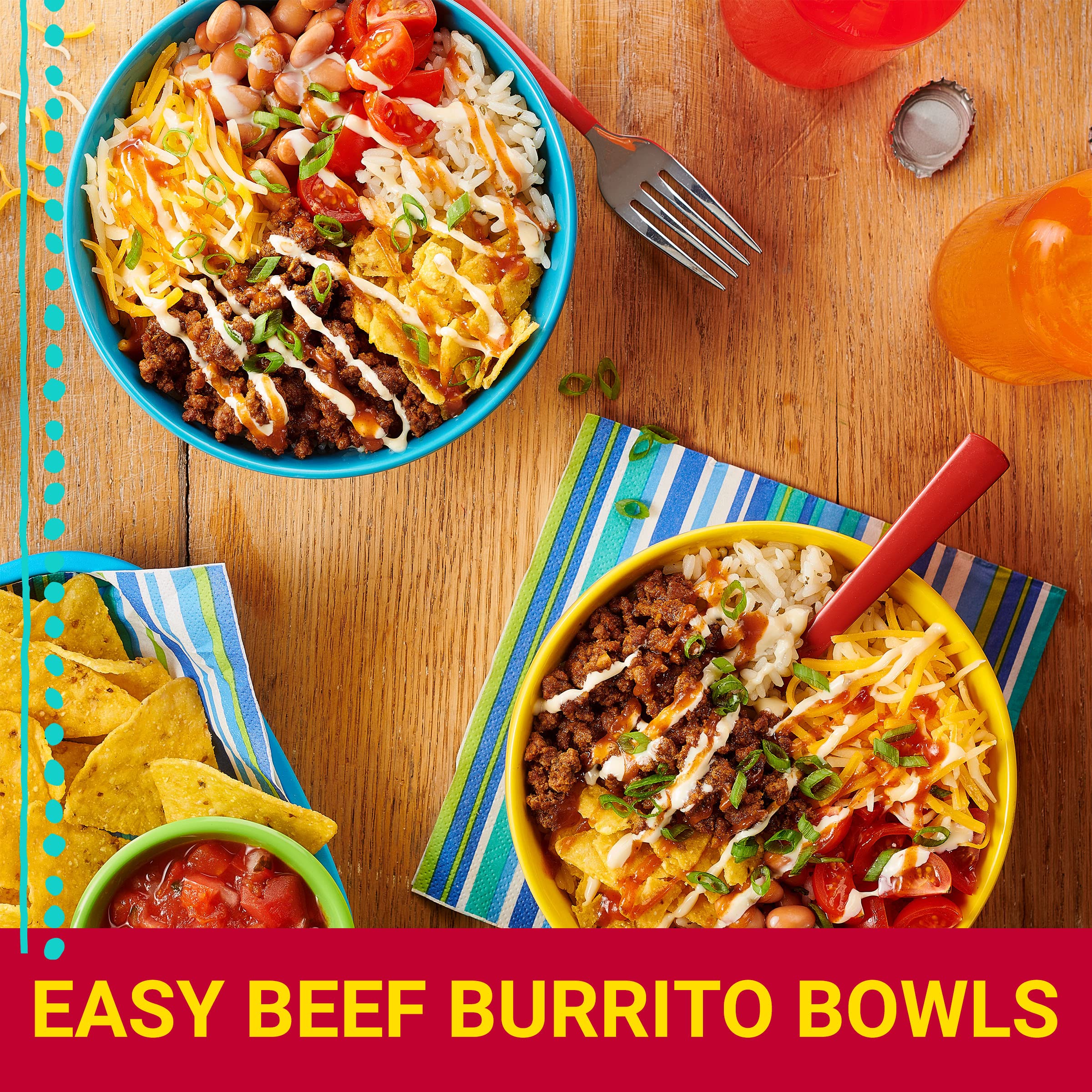 Old El Paso pack-of-32 seasoning packets offers value and convenience.