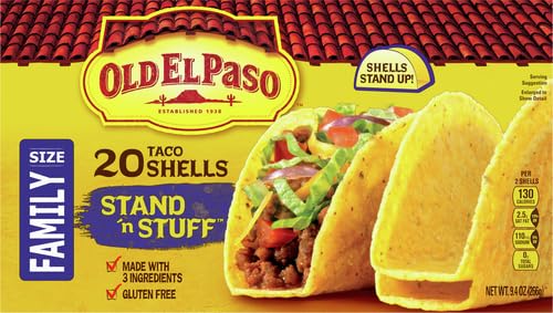Old El Paso Stand 'N Stuff family-size box for shared meals.