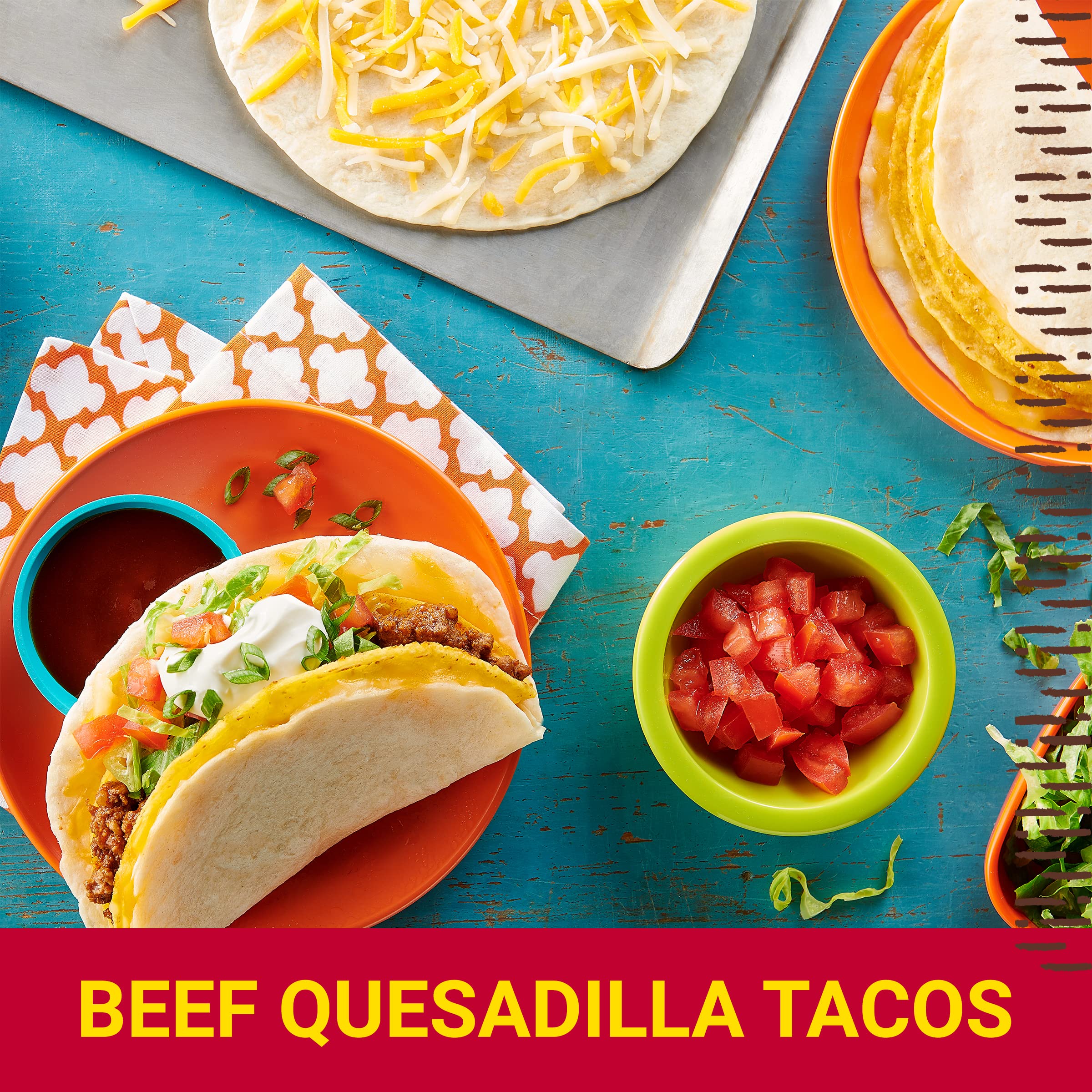 Old El Paso taco night dinner for family-friendly plates