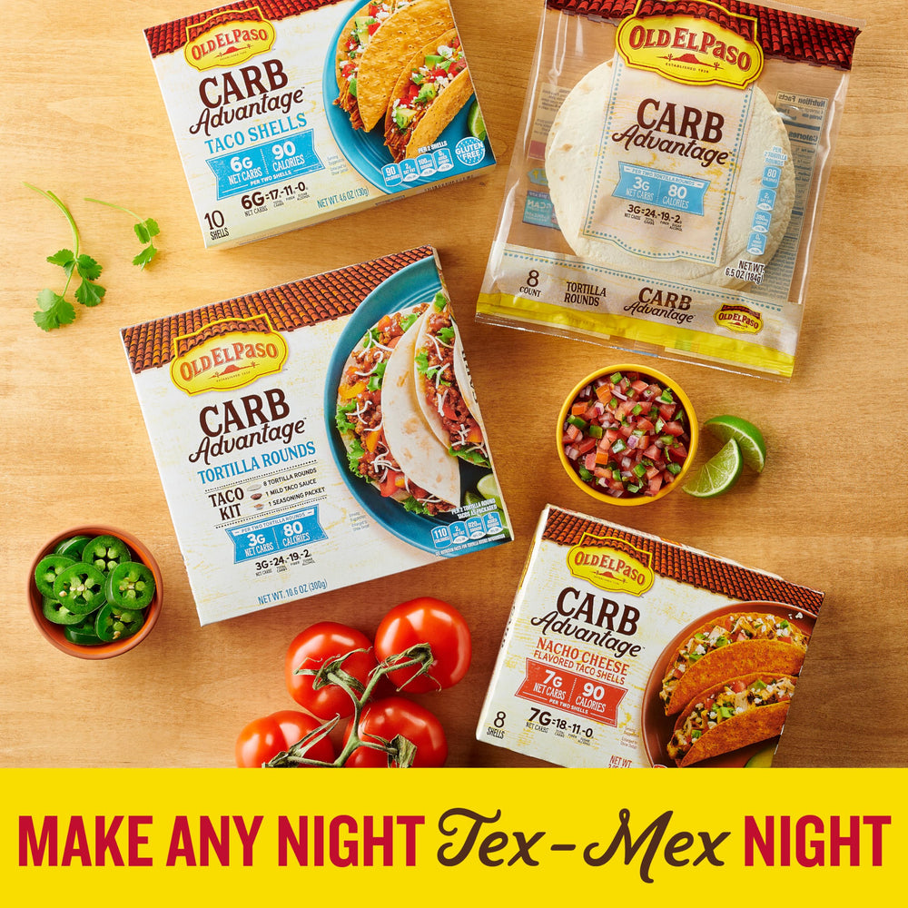 Old El Paso taco shells at a party table for easy tasting options
