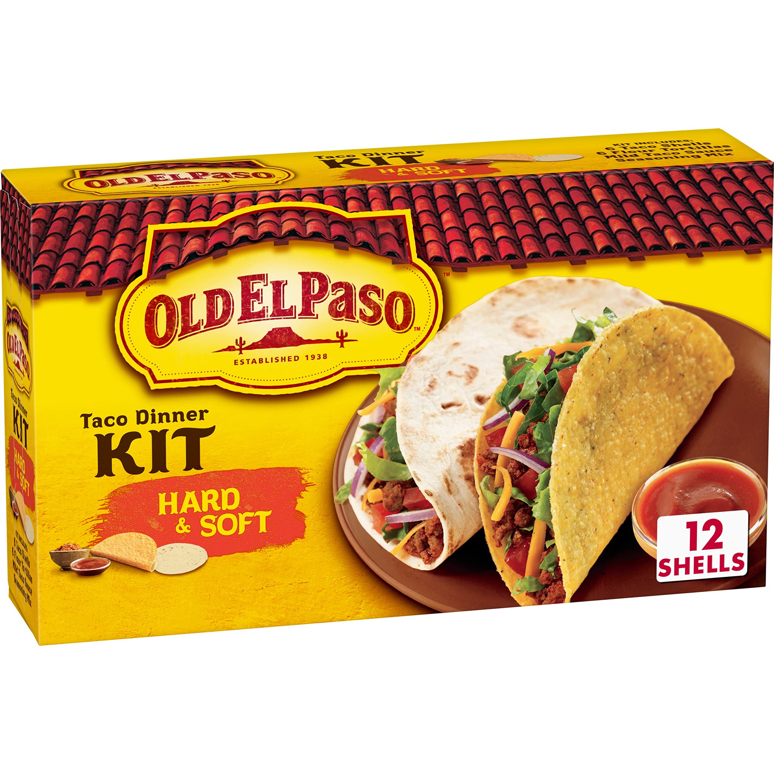 Old El Paso taco shells in kit for quick weeknight dinners