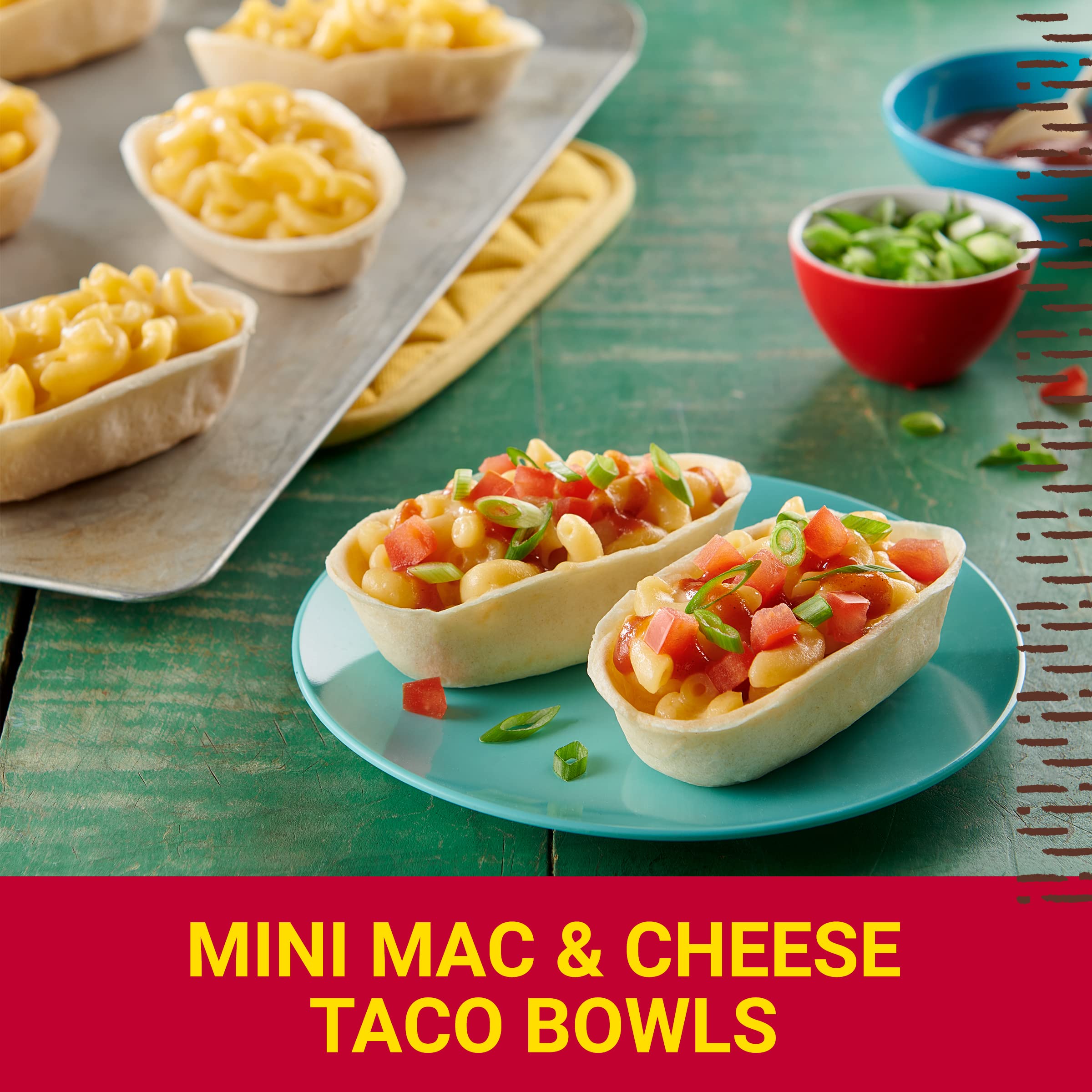 Packaging of Old El Paso soft tortilla mini bowls 12-count