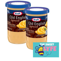 Old English Cheese Spread jar beside crackers for quick, flavorful snacking