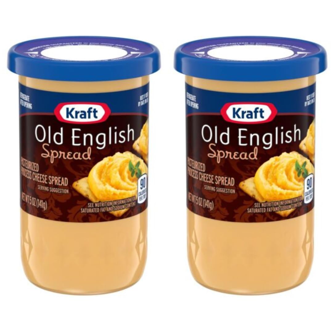 Old English Cheese Spread on crackers to elevate a snack plate