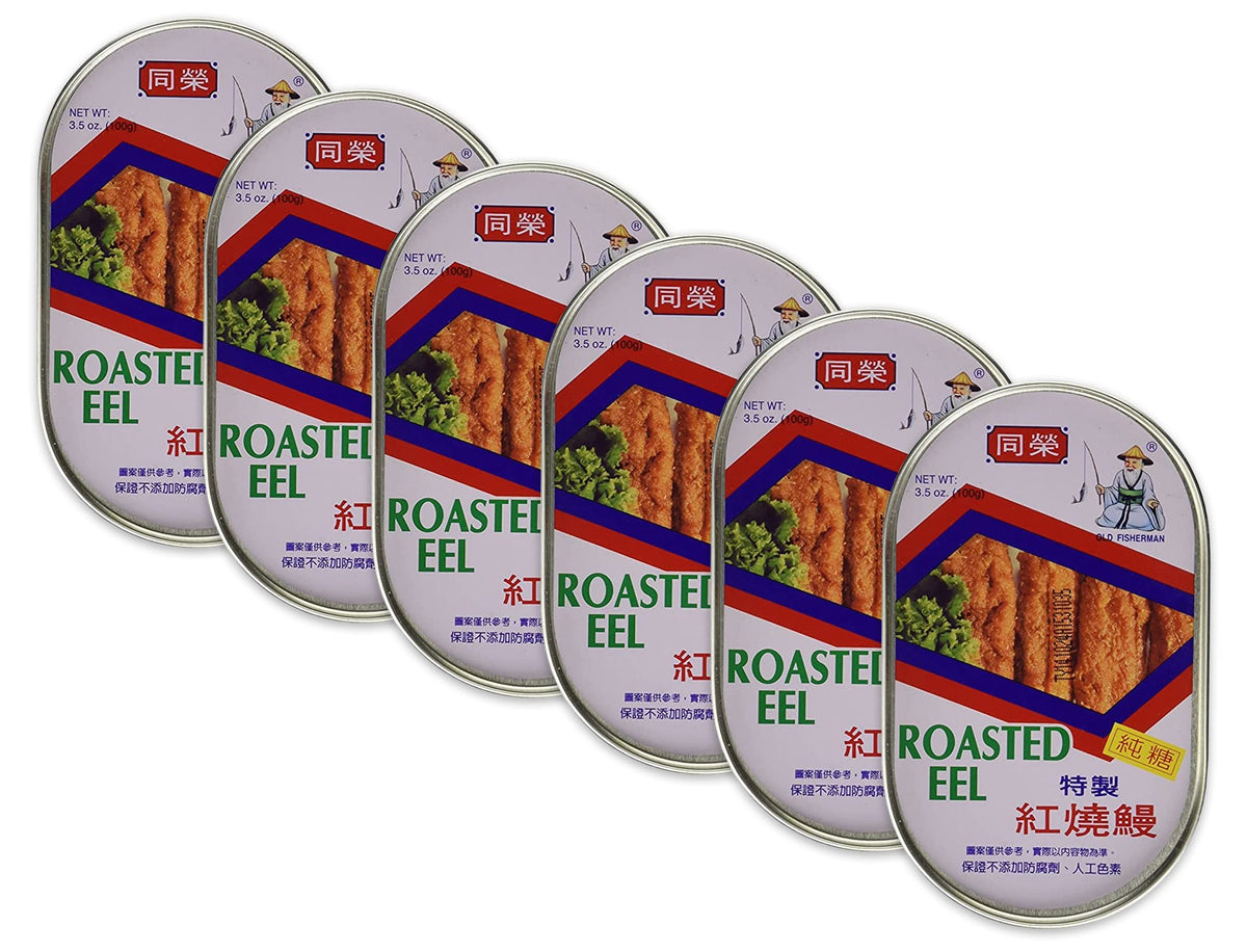 Old Fisherman Roasted Eel 6-pack box for convenient wholesale orders