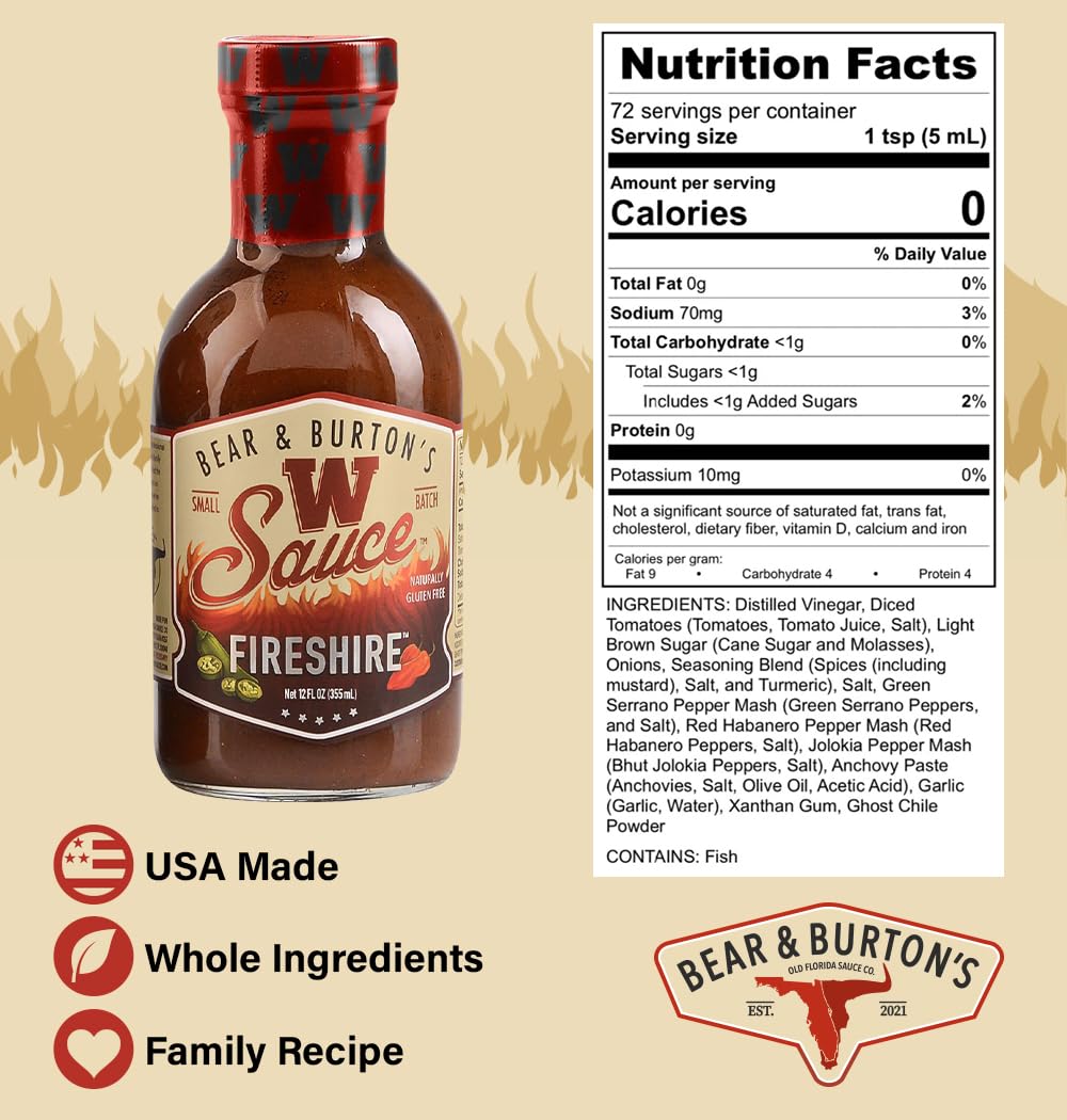 Two-pack display from Old Florida Sauce Co. highlights value and bold flavor.