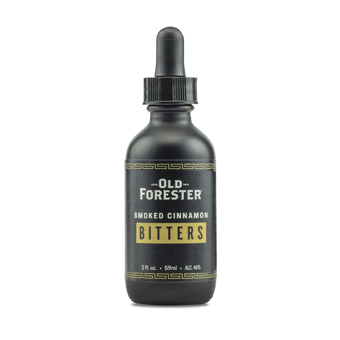 Old Forester Cinnamon Bitters bottle adds warm spice to cocktails.