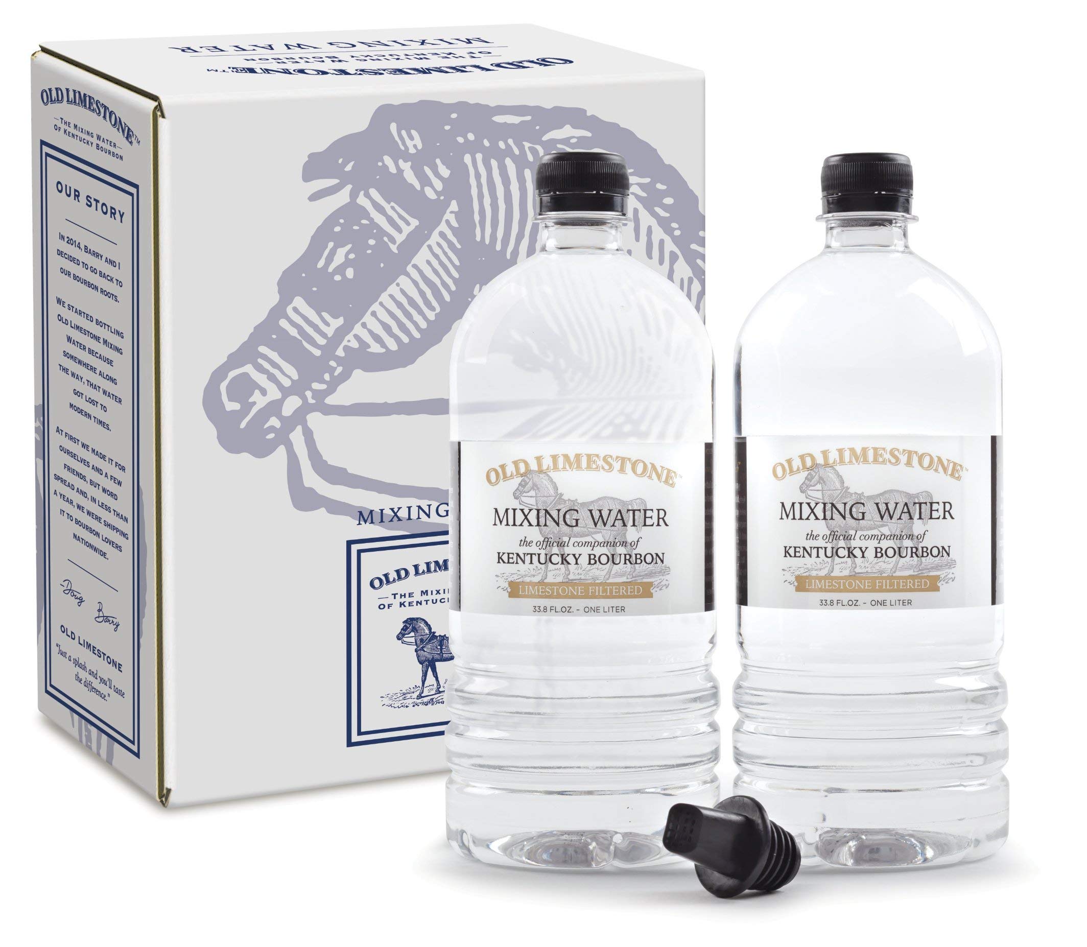 Old Limestone twin-pack bottles shown for smooth bourbon blending