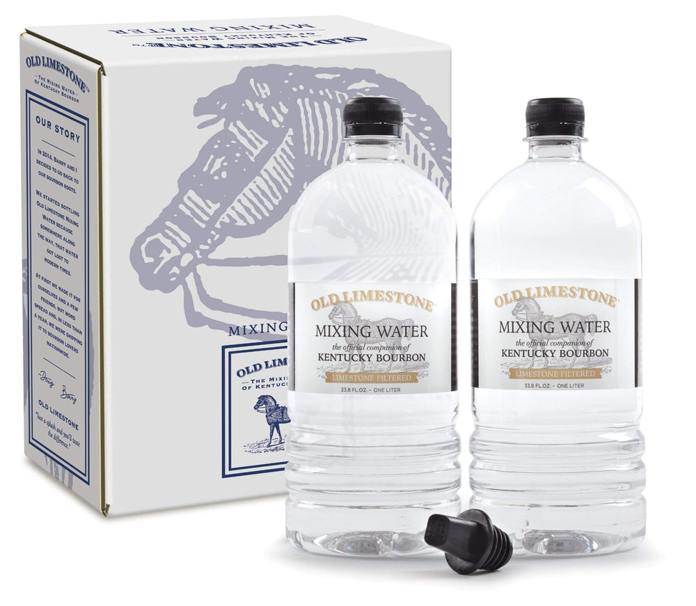 Old Limestone twin-pack bottles shown for smooth bourbon blending