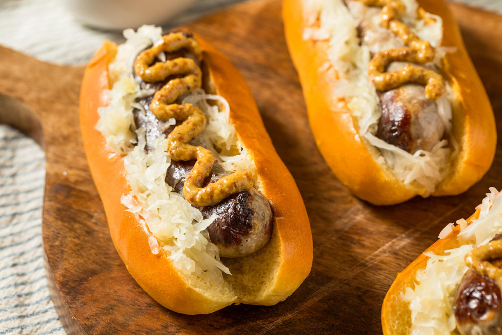 Old Plantation AC Legg Bratwurst Seasoning mixes thoroughly for juicy homemade brats.