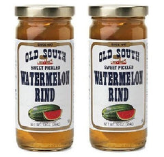 Old South Watermelon Rind Pickled Sweet jar for a tangy, gluten-free snack and versatile flavor boost.