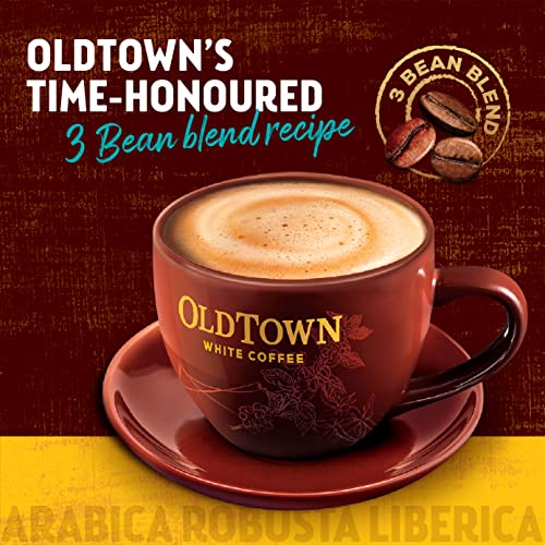 Old Town 3-in-1 white coffee instant powder designed for quick, smooth mornings.