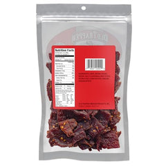 Old Trapper Hot Spicy Jerky pack open ready-to-eat snack