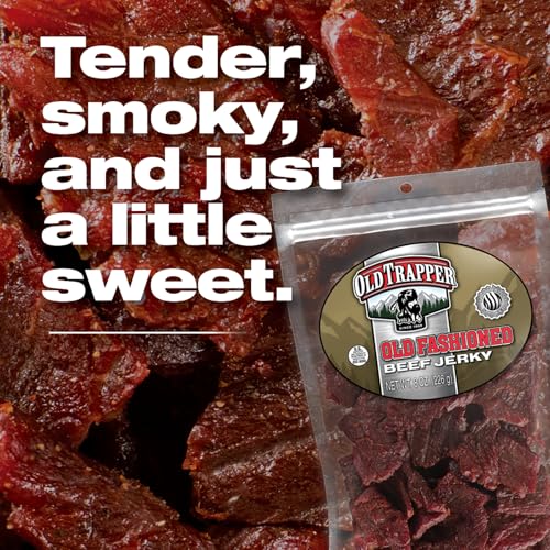 8-ounce package helps keep jerky fresh and portable.