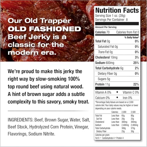 Lean beef and natural wood smoke create a quality snack.