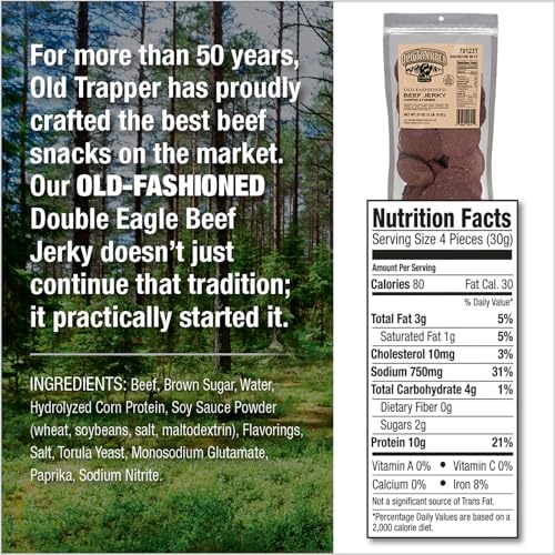Smoked, old-fashioned style jerky exudes savory aroma and tender bite.