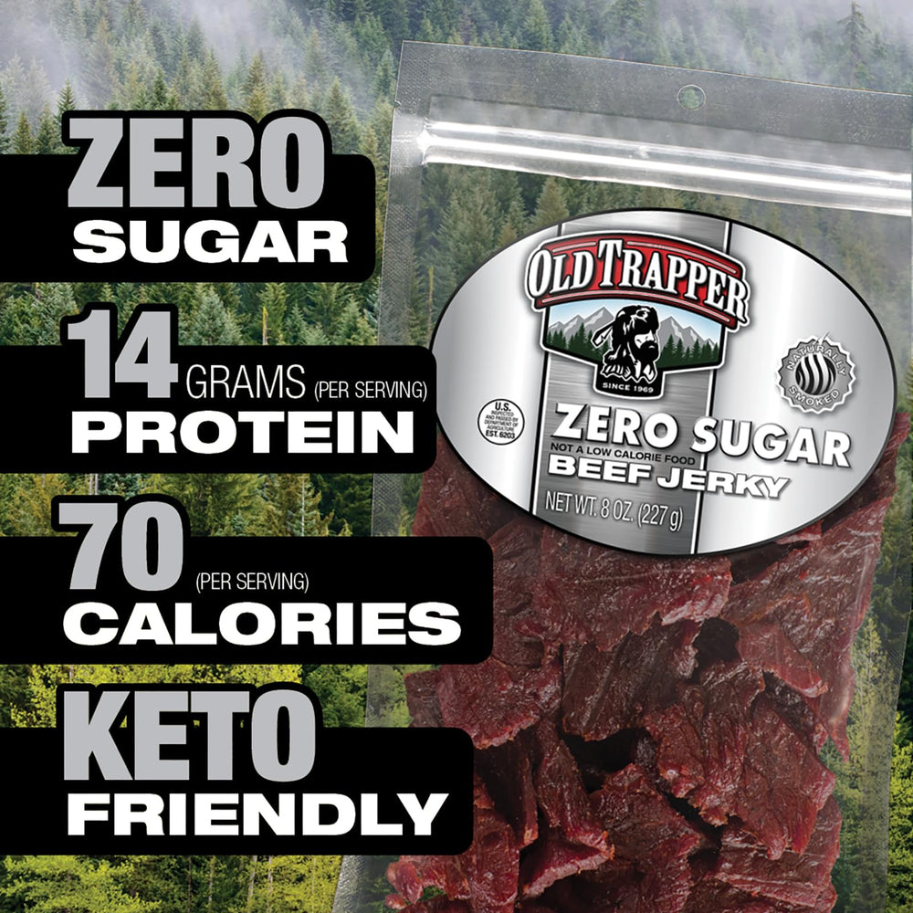 Old Trapper jerky in gym bag for post-workout protein on the go.