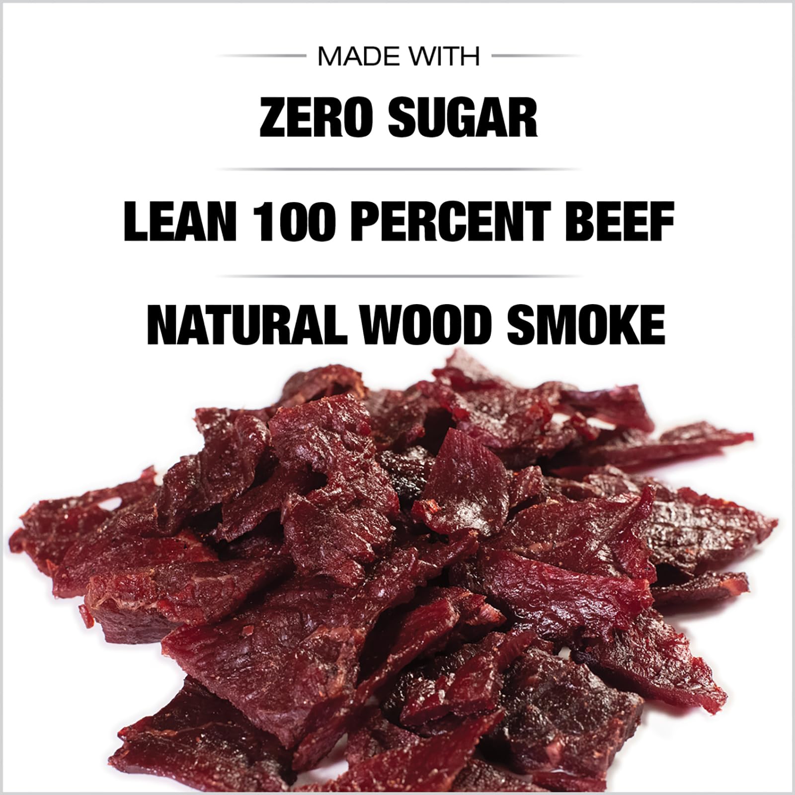 Old Trapper jerky in pantry as convenient, guilt-free snack option.